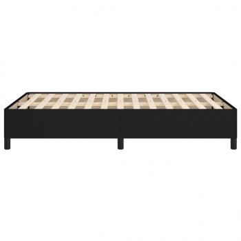 Bettgestell Schwarz 120x190 cm Stoff