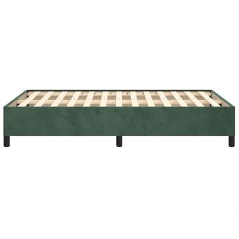 Bettgestell Dunkelgrün 120x190 cm Samt