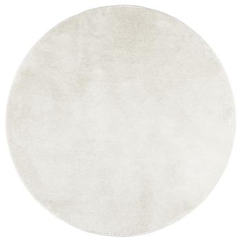 Teppich OVIEDO Kurzflor Creme Ø 200 cm