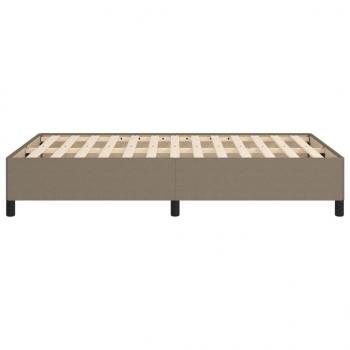 Bettgestell Taupe 120x190 cm Stoff