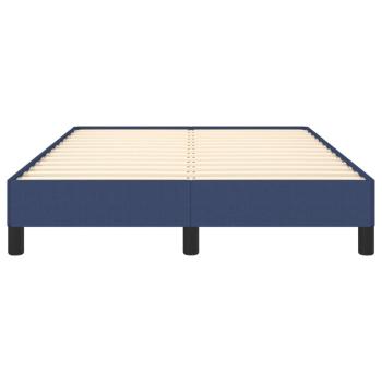 Bettgestell Blau 120x190 cm Stoff