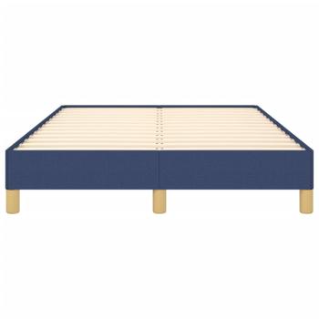 Bettgestell Blau 120x190 cm Stoff