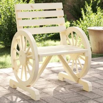 ARDEBO.de - Gartenstühle 2 Stk. 58x58x78,5 cm Massivholz Tanne