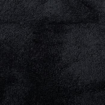 Teppich OVIEDO Kurzflor Schwarz 120x120 cm