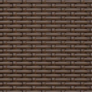 Gartensofa 3-Sitzer mit Kissen Braun Poly Rattan