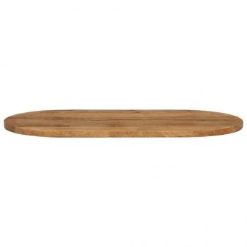 Tischplatte 110x40x2,5 cm Oval Massivholz Mango