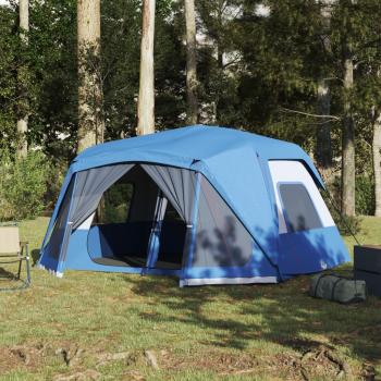 ARDEBO.de - Familienzelt 10 Personen Grün Quick Release Wasserdicht