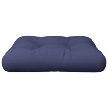 Palettenkissen Marineblau 50x50x12 cm Stoff