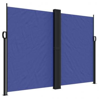 Seitenmarkise Ausziehbar Blau 180x1200 cm