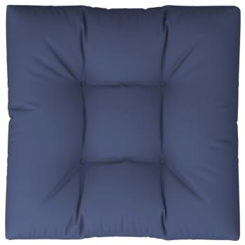 Palettenkissen Marineblau 80x80x12 cm Stoff