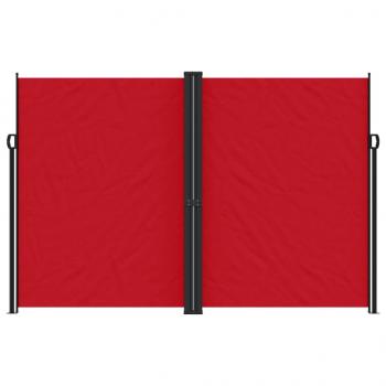 Seitenmarkise Ausziehbar Rot 220x1000 cm