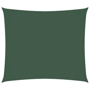 Sonnensegel Oxford-Gewebe Rechteckig 2,5x3 m Dunkelgrün