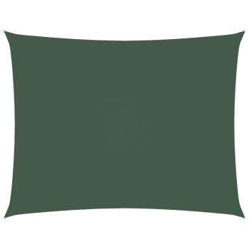 Sonnensegel Oxford-Gewebe Rechteckig 2x3,5 m Dunkelgrün