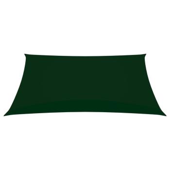 Sonnensegel Oxford-Gewebe Rechteckig 2x3,5 m Dunkelgrün