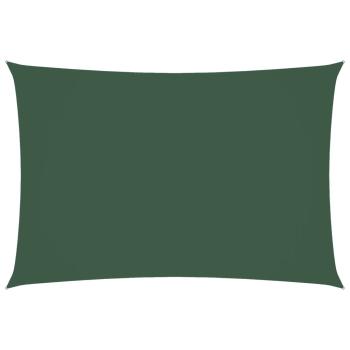 Sonnensegel Oxford-Gewebe Rechteckig 3x5 m Dunkelgrün