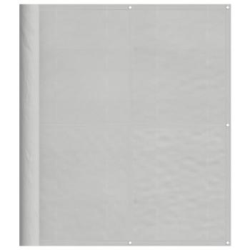 Balkon-Sichtschutz Hellgrau 120x700 cm 100 % Polyester-Oxford