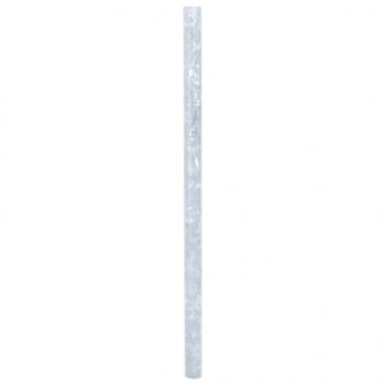 Fensterfolien 4 Stk. Matt Blumen-Muster PVC