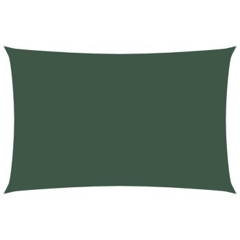 Sonnensegel Oxford-Gewebe Rechteckig 2,5x5 m Dunkelgrün