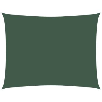 Sonnensegel Oxford-Gewebe Rechteckig 2,5x3,5 m Dunkelgrün