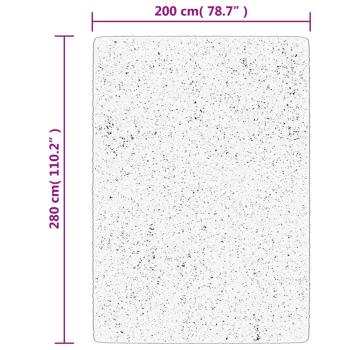 Teppich OVIEDO Kurzflor Türkis 200x280 cm