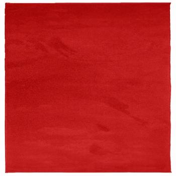 Teppich OVIEDO Kurzflor Rot 160x160 cm