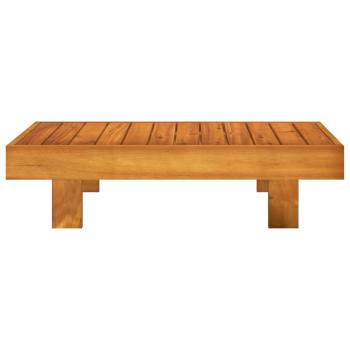 9-tlg. Garten-Lounge-Set mit Creme Auflagen Massivholz Akazie