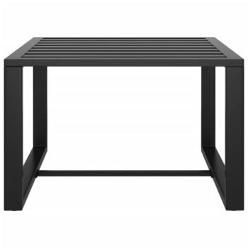 5-tlg. Garten-Lounge-Set mit Kissen Aluminium Anthrazit