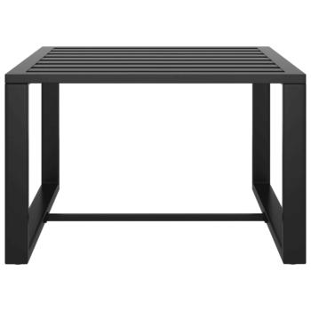 6-tlg. Garten-Lounge-Set mit Kissen Aluminium Anthrazit