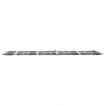 Sonnenliegen 2 Stk. mit Auflagen Massivholz Akazie