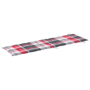 Sonnenliegen 2 Stk. mit Tisch und Auflagen Massivholz Akazie