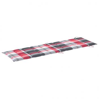 Sonnenliegen 2 Stk. mit Tisch und Auflagen Massivholz Akazie