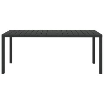 9-tlg. Garten-Essgruppe mit Kissen Poly Rattan Grau 