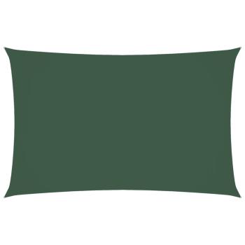 Sonnensegel Oxford-Gewebe Rechteckig 4x7 m Dunkelgrün