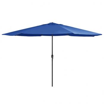 ARDEBO.de - Sonnenschirm mit Metall-Mast 390 cm Azurblau