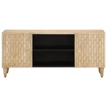 TV-Schrank 105x33x46 cm Massivholz Mango