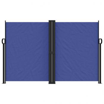 Seitenmarkise Ausziehbar Blau 160x600 cm