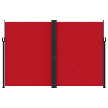 Seitenmarkise Ausziehbar Rot 220x600 cm