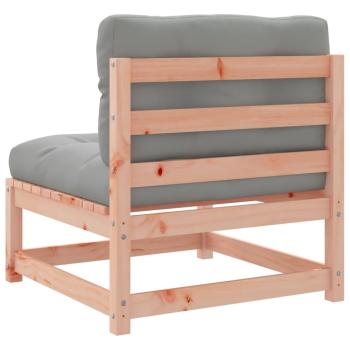 4-tlg. Garten-Sofagarnitur mit Kissen Massivholz Douglasie