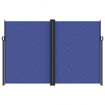 Seitenmarkise Ausziehbar Blau 220x1000 cm