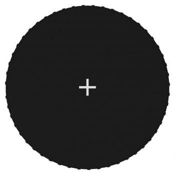 ARDEBO.de - Sprungtuch Schwarz für 3,05 m Runde Trampoline