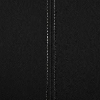 Freischwinger 2 Stk. Schwarz Kunstleder