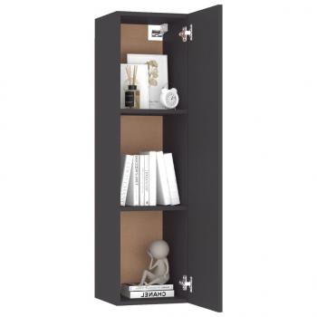 ARDEBO.de - TV-Schränke 2 Stk. Grau 30,5x30x110 cm Holzwerkstoff
