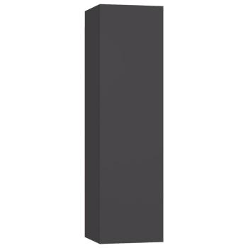 TV-Schränke 2 Stk. Grau 30,5x30x110 cm Holzwerkstoff