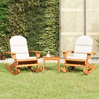 ARDEBO.de - 3-tlg. Garten-Lounge-Set Adirondack Massivholz Akazie