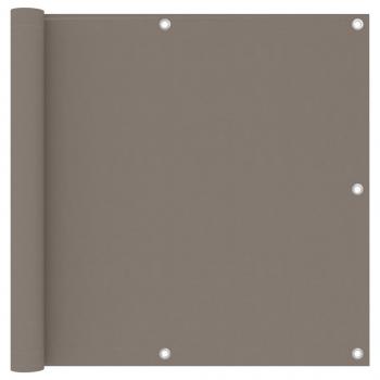 ARDEBO.de - Balkon-Sichtschutz Taupe 90x300 cm Oxford-Gewebe