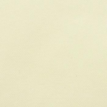 Sonnensegel Oxford-Gewebe Quadratisch 2,5x2,5 m Cremeweiß