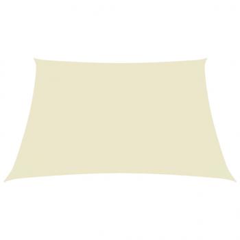 Sonnensegel Oxford-Gewebe Quadratisch 2,5x2,5 m Cremeweiß