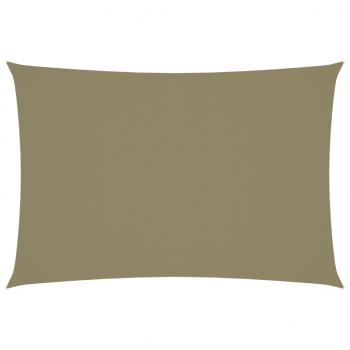 Sonnensegel Oxford-Gewebe Rechteckig 2,5x4,5 m Beige