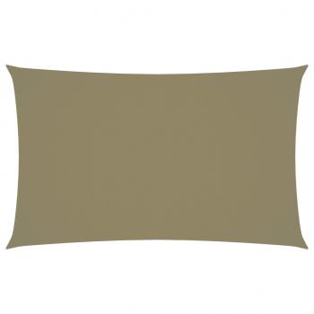 Sonnensegel Oxford-Gewebe Rechteckig 3x6 m Beige