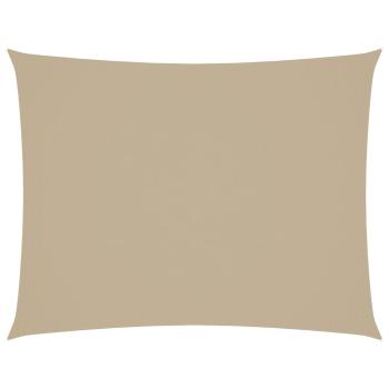 Sonnensegel Oxford-Gewebe Rechteckig 3x6 m Beige